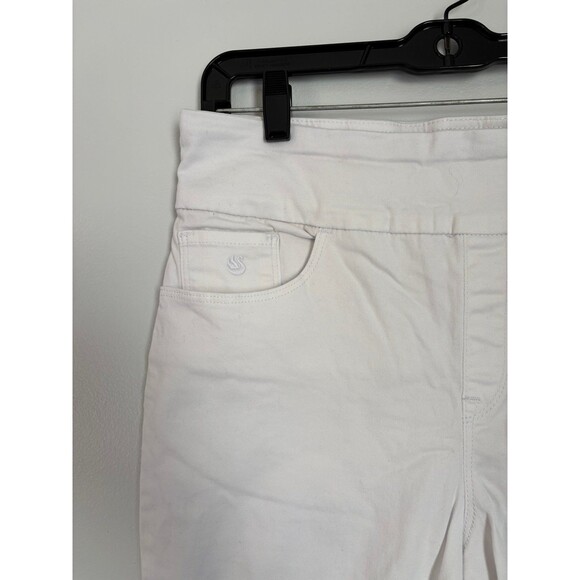 Gloria Vanderbilt, All Around Slimming Effect White Cropped Pants size 10 petite - Picture 2 of 6